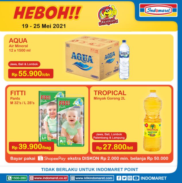 Promo Indomaret Harga Heboh terbaru hari ini hingga 25 Mei 2021