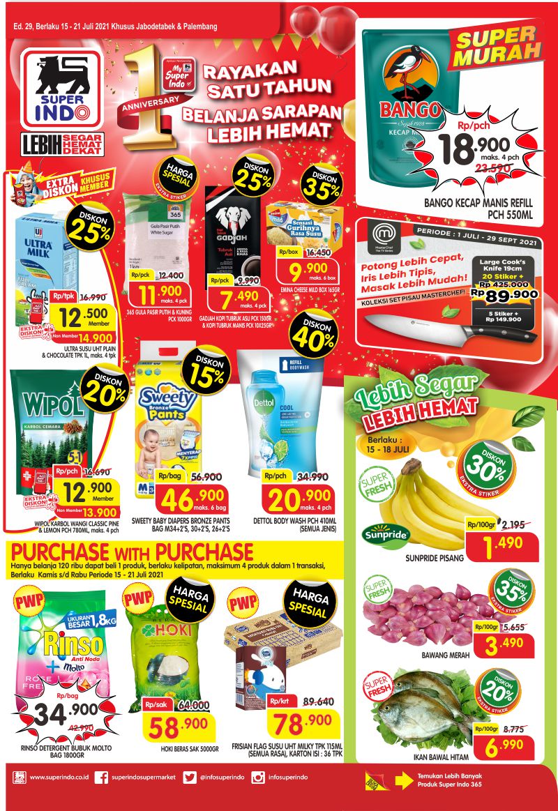 Promo Superindo hari ini 17 - 21 Juli 2021.