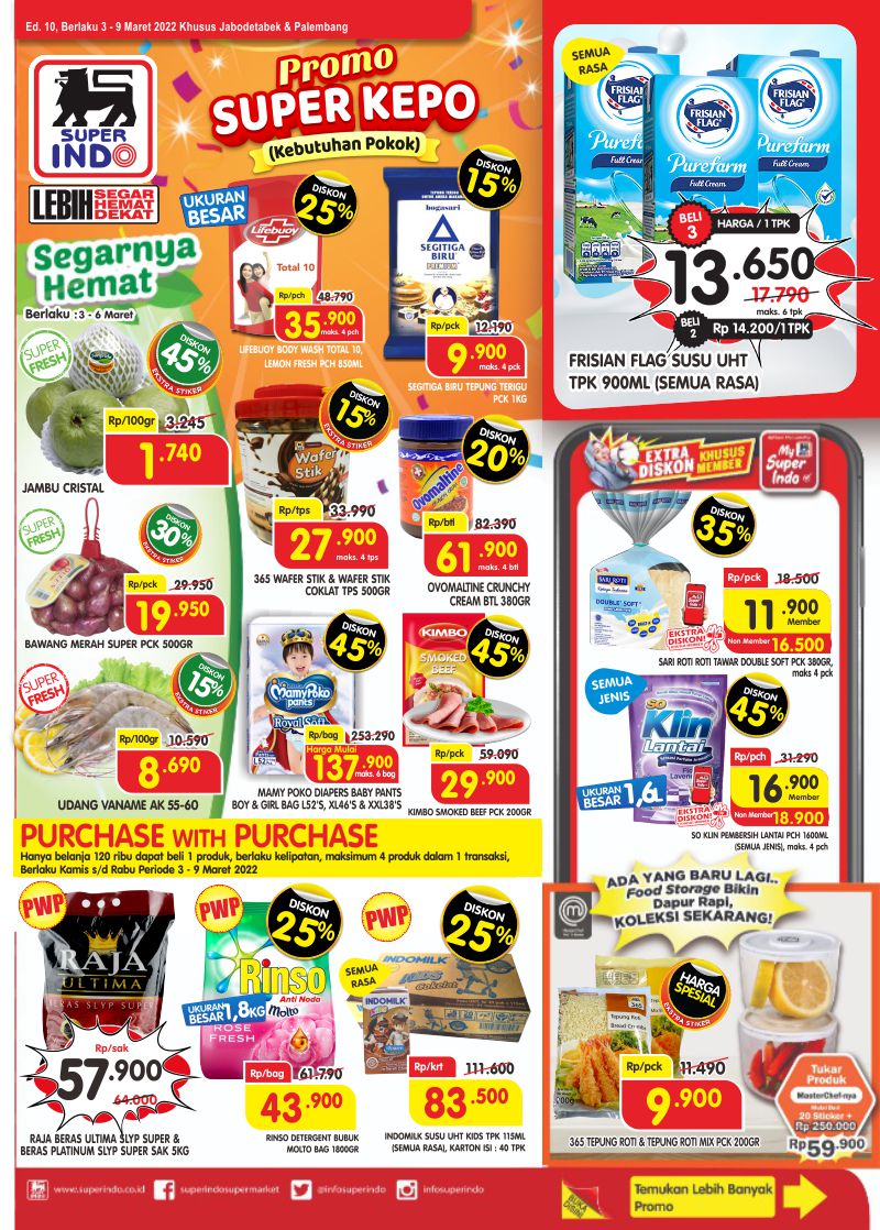Promo Superindo 6 - 9 Maret 2022
