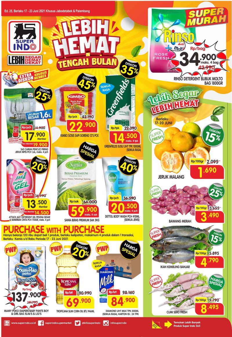 Promo Superindo hari ini 17 Juni 2021.