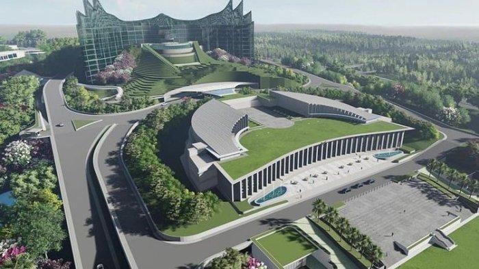Desain final Istana Negara IKN baru karya Nyoman Nuarta yang disetujui Jokowi