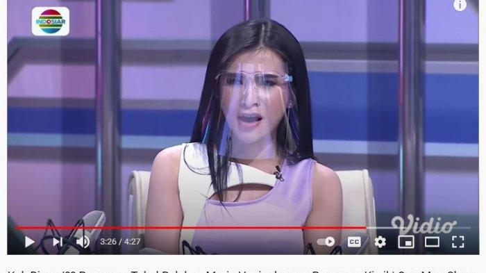Maria Vania Blak Blakan Kagumi Kiwil di Acara Talk Show