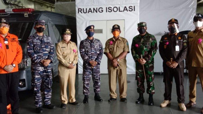 Danlanal Babel Kolonel Laut (P) Fajar Hernawan
Wakil gubernur Babel, Bupati Belitung, Wabup Belitung, Danlanud H.As.Hanandjoedin, Dandim 0414 Belitung Kapolres Belitung dan Kajati Kab.Belitung dalam permintaan Wakil Bupati Kab.Belitung mendatangkan KRI Semarang 594 kepada KASAL Laksamana TNI Yudo Margono. S.E.MM untuk memfasilitasi kekurangan oksigen bagi kebutuhan perawatan pasien terkonfirmasi Covid-19 di Kab. Belitung dan Kab. Belitung Timur.
