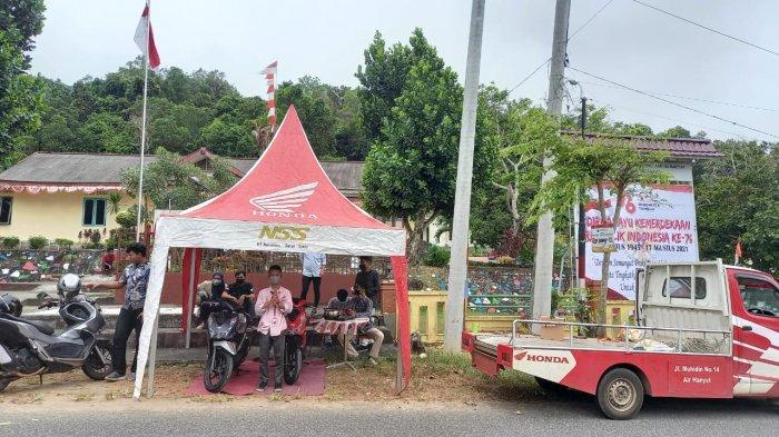 Stand Nss Sungailiat - Nss Sungailiat Gelar Bakti Sosial (14/08)