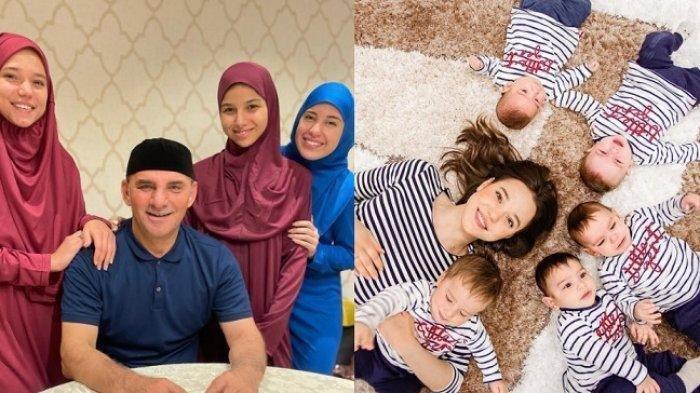 Kristina Ozturk bersama keluarga dan bayinya