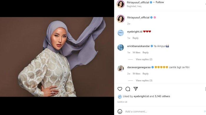 Fitria Yusuf dibalut hijab