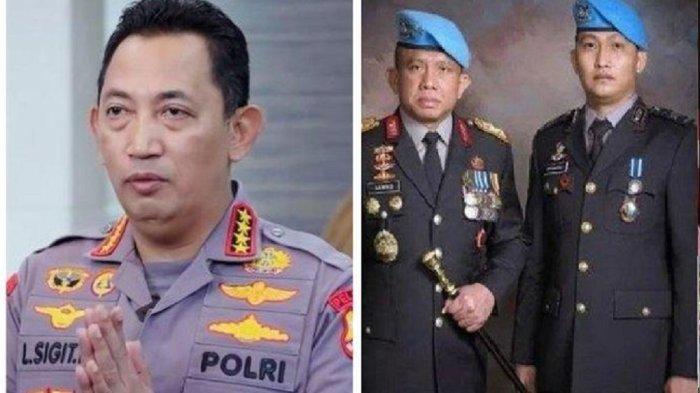 Kapolri Jenderal Listyo Sigit Prabowo, Irjen Ferdy Sambo, dan Brigadir J. Kapolri mengungkap ada 25 polisi diperiksa karena diduga menghambat penanganan kasus tewasnya Brigadir J di rumah Irjen Ferdy Sambo.