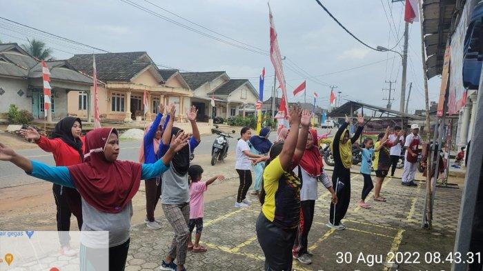 Peserta Senam Sehat TDM Air Gegas