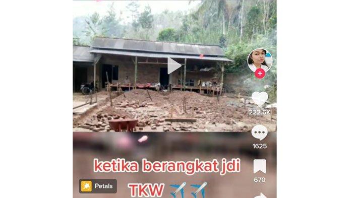 Rumah Tintin sebelum berangkat kerja jadi TKW di Singapura, dibilang mirip kandang kambing