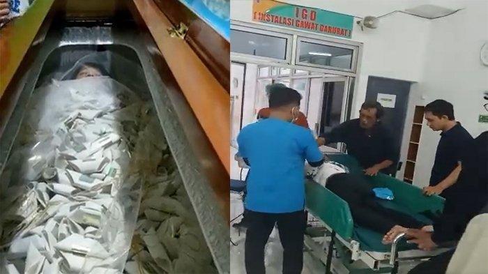 Viral video seorang pria hidup kembali setelah dinyatakan meninggal dunia di Kabupaten Bogor, Jawa Barat.