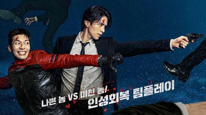 Poster Drama Korea Bad and Crazy