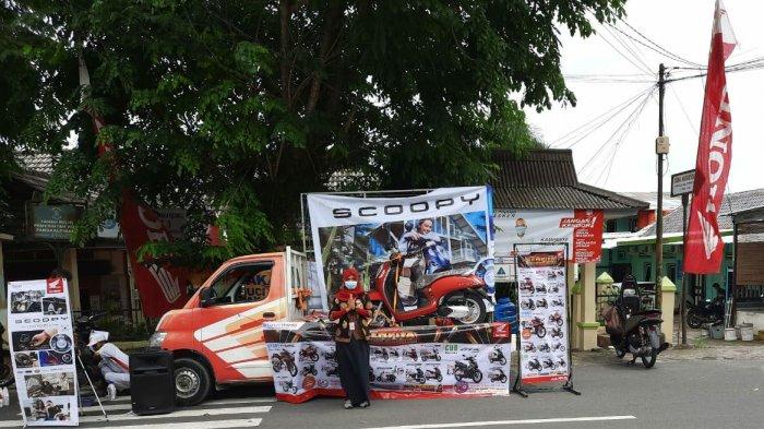Honda Dealer PT. Asia Surya Perkasa yang Beralamat di Jl. A. Yani No. 147 Pangkal Pinang Menjelang Libur Natal dan Tahun Baru Gelar Service Murah dan Program Diskon Pembelian Motor di Kantor Kecamatan Taman Sari Pangkal Pinang