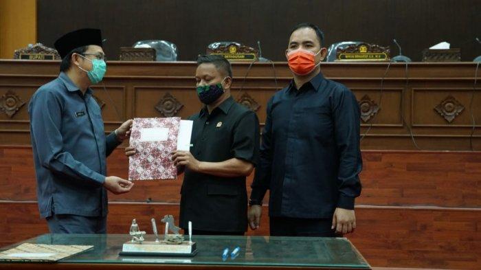 Rapat Paripurna Pengesahan Pengambilan Keputusan Bersama DPRD Perihal Perubahan APBD 2021
