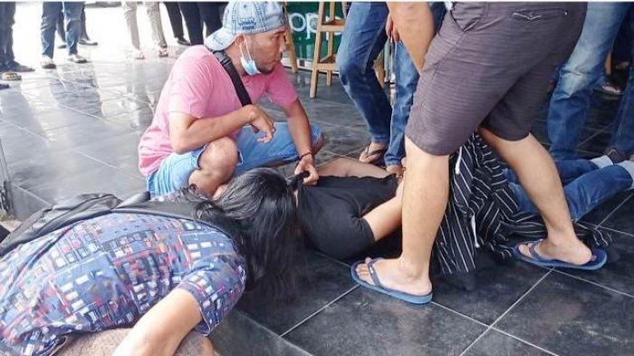 Kedua pelaku pencurian dengan kekerasan (Curas) diamankan Tim Naga Polres Pangkalpinang, Selasa (2/3/2021).