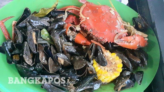 Olahan seafood Kerang Good Looking