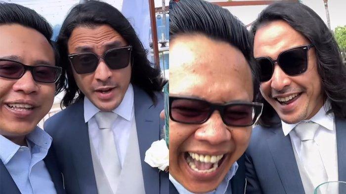 Gofar Hilman menjadi MC di acara pernikahan Ello.