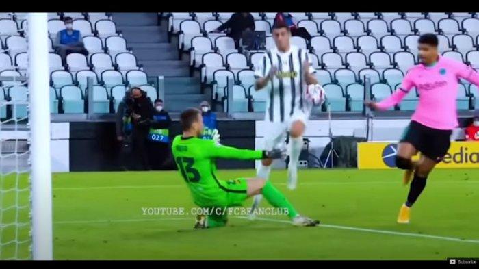 Gol Morata yang dianulis wasit karena handball