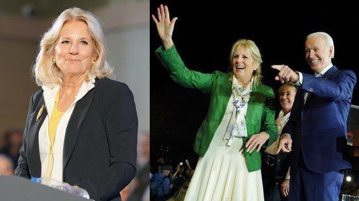 Joe Biden dan istrinya Jill Tracy