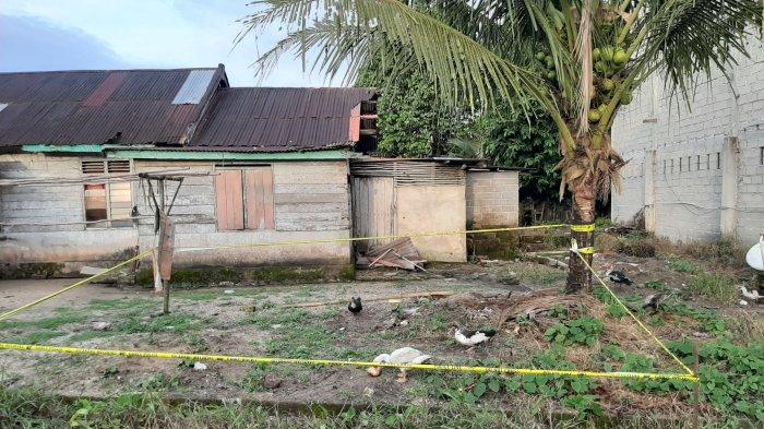 Lokasi kejadian yang berada di samping Kantor Kecamatan Sungaiselan