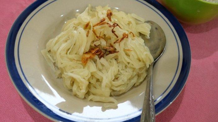 Makanan khas Desa Sungai Buluh Kecamatan Jebus Kabupaten Bangka Barat, Pantiau Ubi