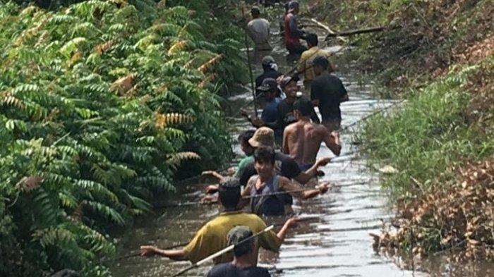 134 Peserta Lomba Nirok di Sungai Aiklelap Desa Kayubesi Kecamatan Puding Besar Bangka, Jumat (11/9/2020)