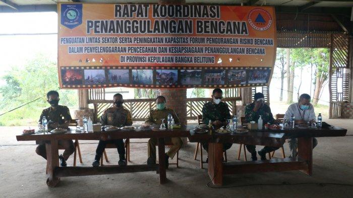 Rakor Penanggulangan Bencana Provinsi Bangka Belitung, Selasa (8/12).
