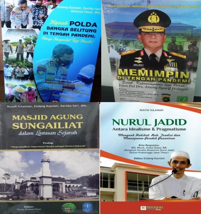 4 (Empat) buku karya ilmiah pada tahun 2020 Karya Dr. Rusydi Sulaiman, M.Ag, Dkk terbitan Madania Center Press