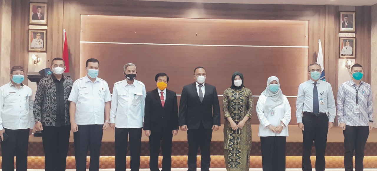 Acara Pelantikan Dirut Jamkrida Babel