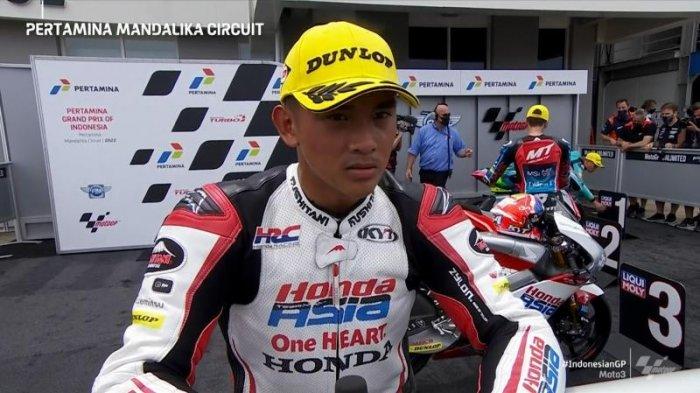Mario Aji dari Honda Team Asia.