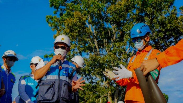 PT PLN (Persero) Unit Induk Wilayah Kalimantan Selatan dan Kalimantan Tengah (UIW Kalselteng) gelar apel siaga.
