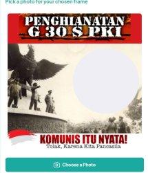 Daftar Twibbon Peringatan G30S/PKI 2022, Begini Tutorial Pasangnya