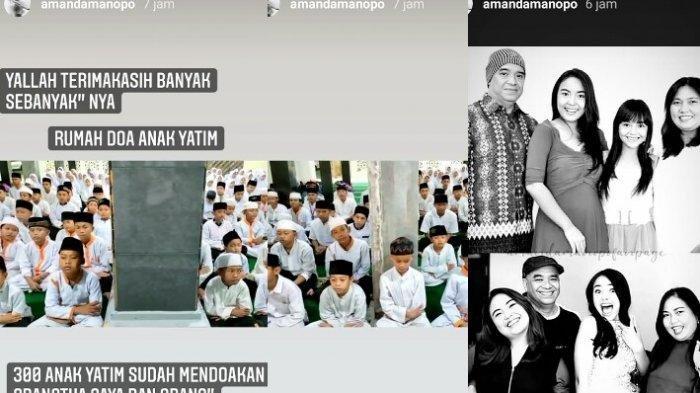 Story Amanda Manopo berterimakasih ke 300 anak yatim Doakan orangtuanya sembuh