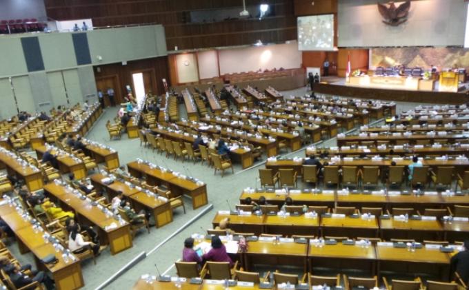 Suasana Rapat Paripurna DPR RI