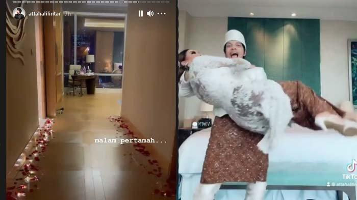 postingan Atta Halilintar soal malam pertama bareng Aurel, setelah sah jadi suami istri