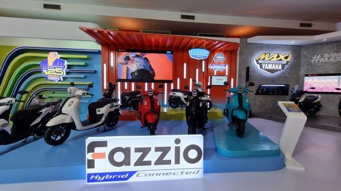 booth Yamaha di ajang Indonesia International Motor Show (IIMS) 2022
