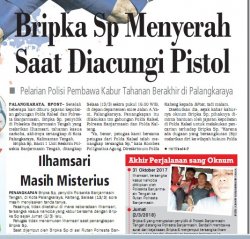 Sempat Dibantah Pihak Polsekta Banjarmasin, Viral di Medsos, Begini Drama Singkat Pelarian Bripka Sp