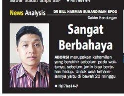 NEWS ANALYSIS: Aborsi Kriminalis Sangat Berbahaya karena Tidak Ditangani Secara Profesional