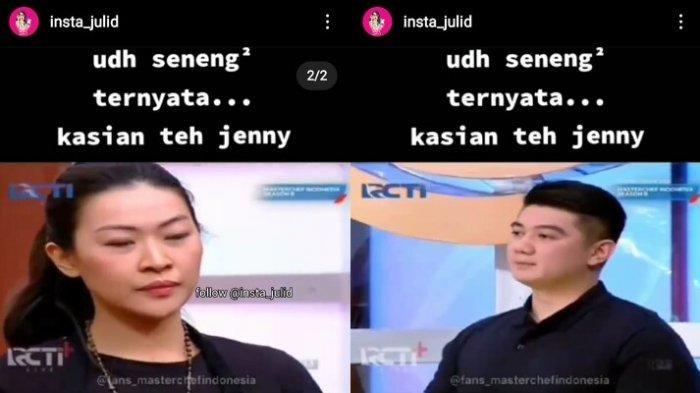 Aksi chef Arnold ke Jenny peserta Masterchef Indonesia dianggap kelewatan