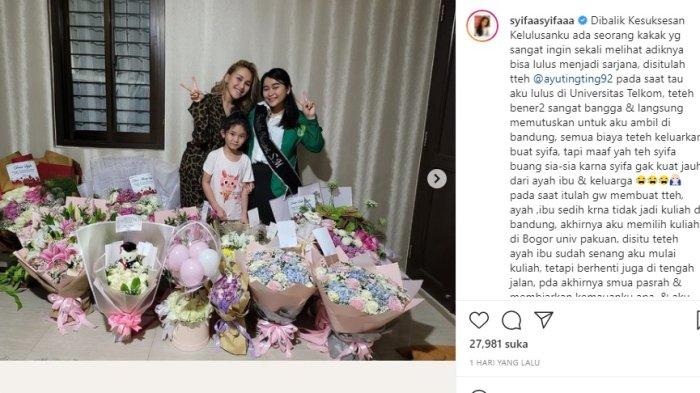Curhat Syifa soal Ayu Ting Ting pasca kelulusannya