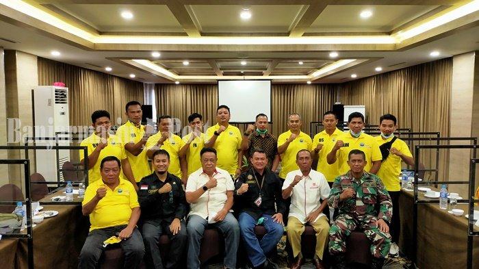 PODSI Kalsel saat presentasi kesiapan PON Papua dengan Dispora dan KONI Kalsel.