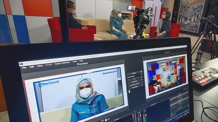 Dokter Dwiana Savitri SpKK, FINSDV, FAADV, hadir sebagai narasumber tentang tato alias di acara BTalk Banjarmasin Post Bicara Apa Saja Health and Beauty, Selasa (22/6/2021).