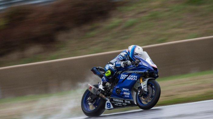 Galang Hendra di seri ke-7 WorldSSP di sirkuit Magny Cours Perancis