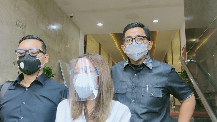 Gisella Anastasia saat ditemui Grid.ID di Polda Metro Jaya, Senin (8/2/2021).