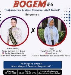 GMI Kalsel Ajak Bapanderan Online, Singkap Rahasia Pemuda Berprestasi