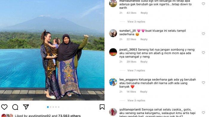 Penampilan orangtua Zaskia Gotik disanjung warganet