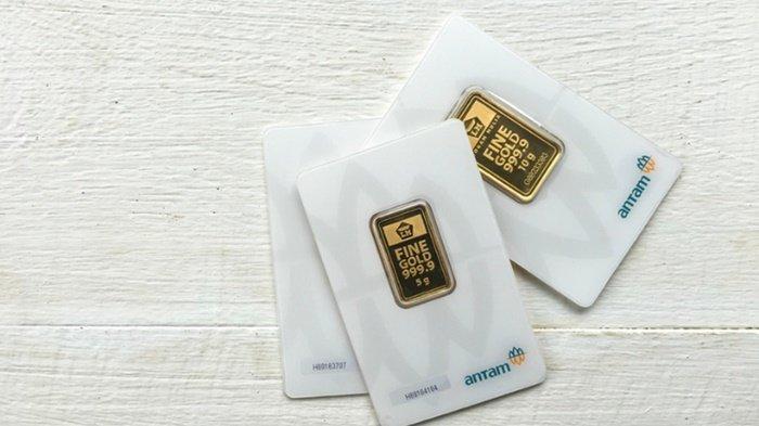 Ilustrasi harga emas Antam hari ini atau harga emas batangan, termasuk harga emas Antam dan harga emas UBS.