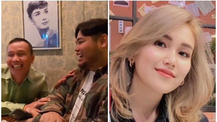 Kolase foto Ayah Ozak, Ivan Gunawan dan Ayu Ting Ting