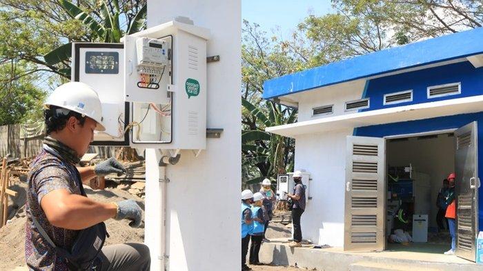 KRL Jogja – Solo mulai beroperasi. Petugas PLN bekerja mendukung ketersediaan Energi listrik KRL Jogja-Solo, Kamis (18/2/2021).