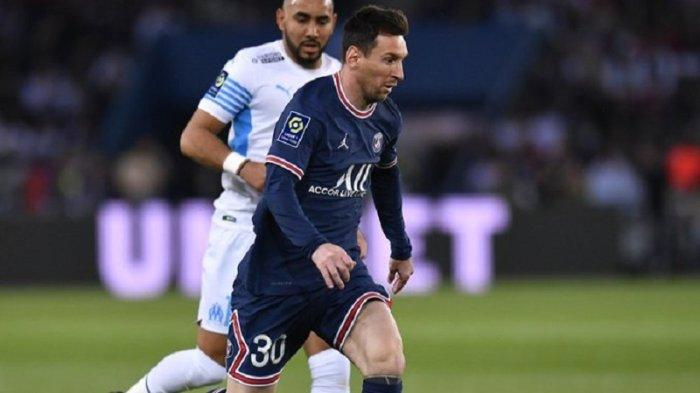 Paris Saint-Germain meraih kemenangan atas Marseille pada pekan ke-32 Liga Prancis di Parc des Princes, Minggu (17/4/2022) atau Senin dini hari WIB. Lionel Messi