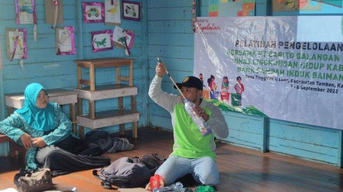 mulai akhir tahun 2022 ini PT BGN akan menjalin kemitraan dengan masyarakat Desa Tinggiran II Luar melalui Bank Sampah.